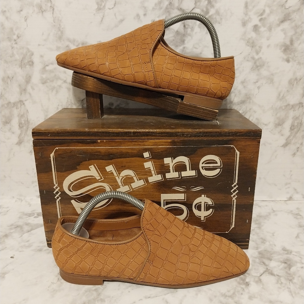 Pre-owned aquatalia leather loafers